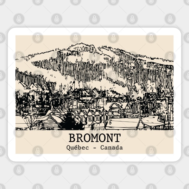 Bromont - Québec Magnet by Lakeric